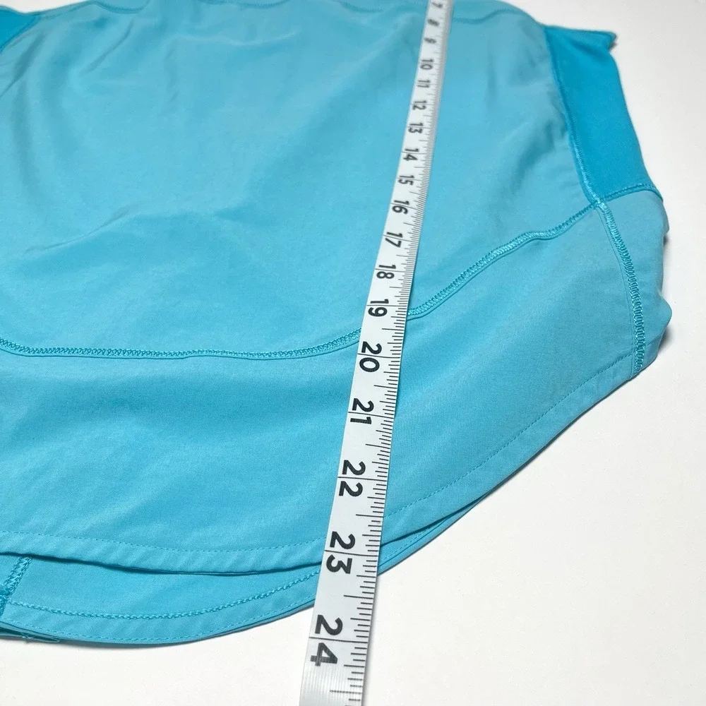 Lululemon Women's Run Featherweight Singlet Tank Top Blue Sz 4 Swift Ultra Light